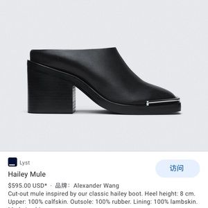 Alexander Wang Hailey Mule